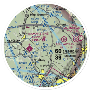 Grayce Farms Airport (PA82) VFR Sectional Sticker (20 mile)