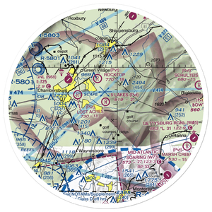 5 Lakes Airport (PA81) VFR Sectional Sticker (30 mile)