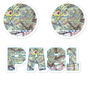 5 Lakes Airport (PA81) VFR Sectional Sticker Pack