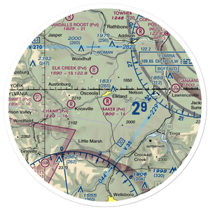 Baker Airport (PA75) VFR Sectional Sticker (30 mile)