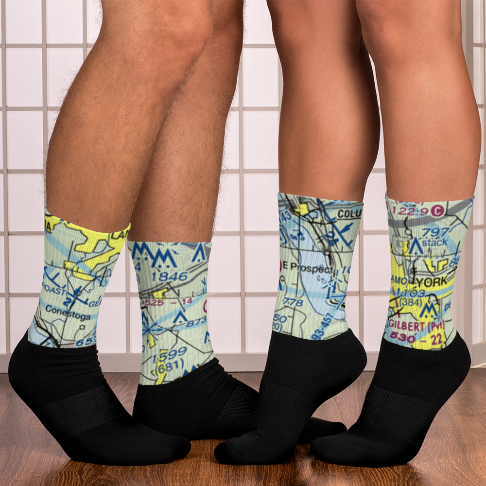 D.Evans Farm Airport (PA73) VFR Sectional Socks 