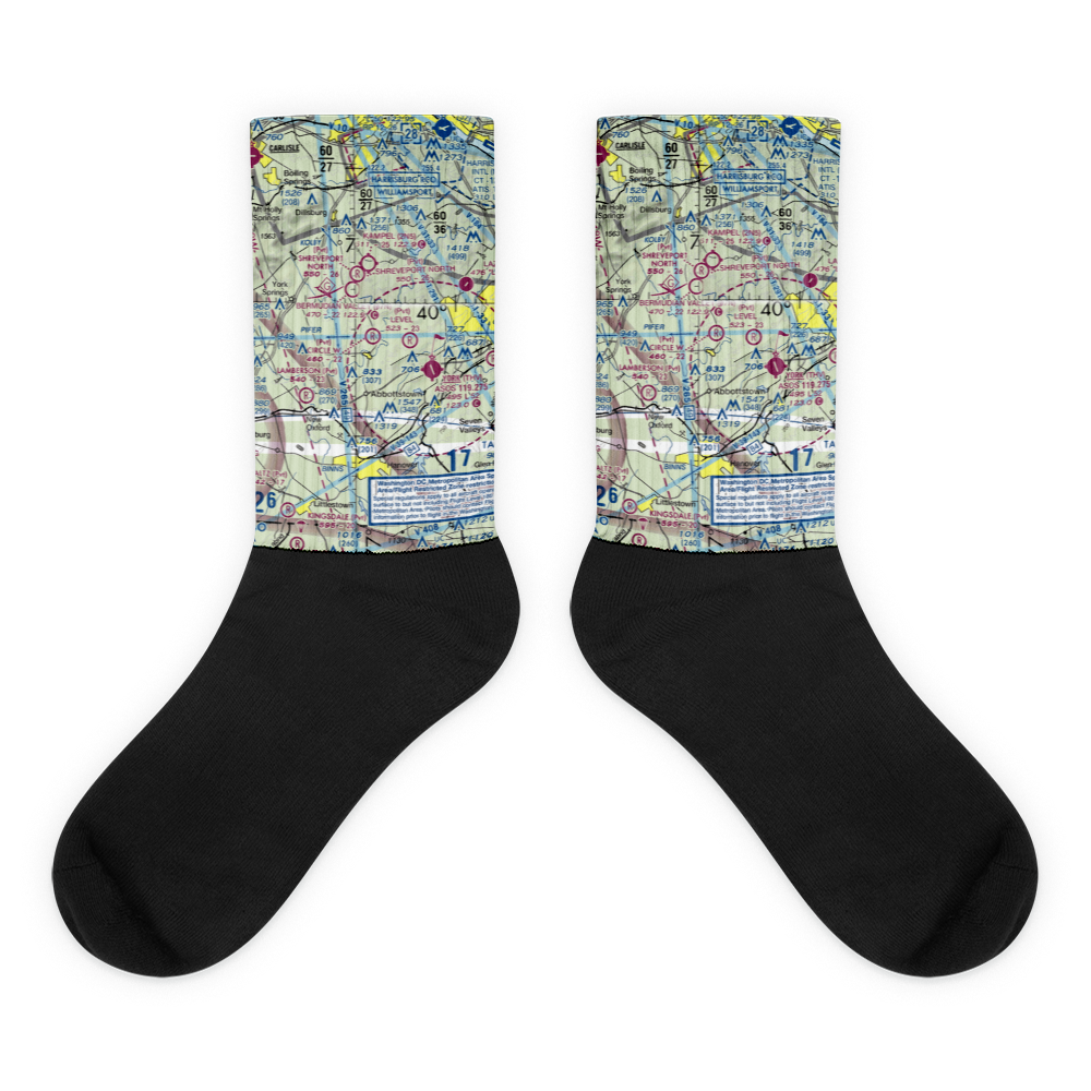 Circle W Airfield (PA72) VFR Sectional Socks 
