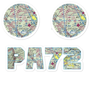 Circle W Airfield (PA72) VFR Sectional Sticker Pack