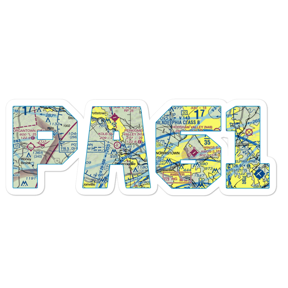 Kunda Airport (PA61) VFR Sectional Sticker 