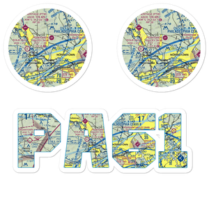 Kunda Airport (PA61) VFR Sectional Sticker Pack