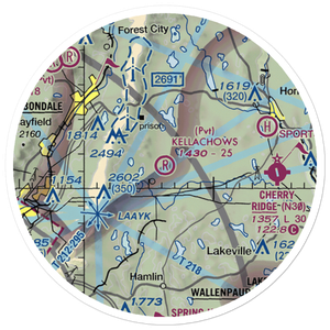 Kellachows Airport (PA54) VFR Sectional Sticker (20 mile)