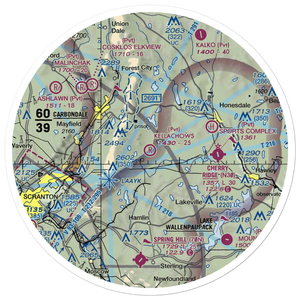 Kellachows Airport (PA54) VFR Sectional Sticker (30 mile)