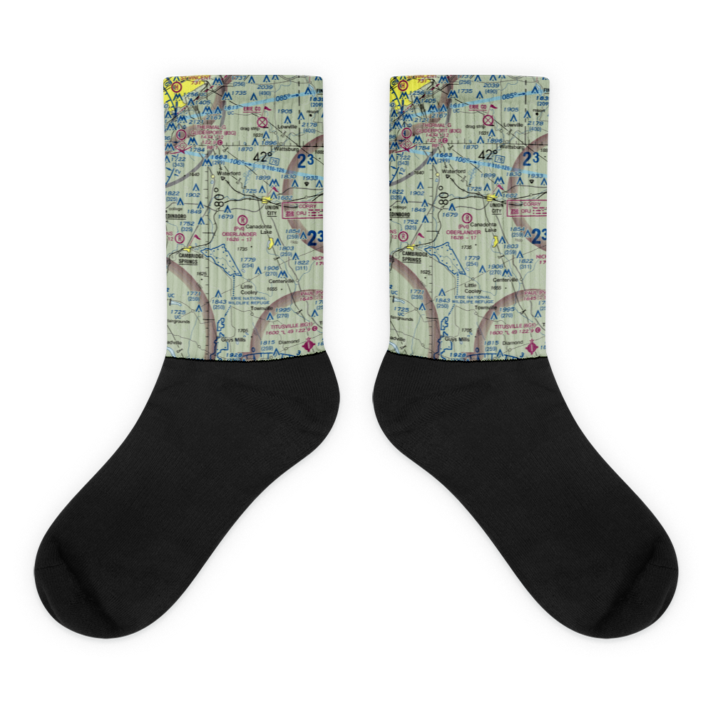 Oberlander Airport (PA52) VFR Sectional Socks 