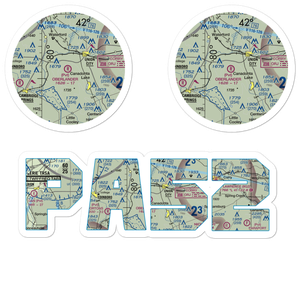 Oberlander Airport (PA52) VFR Sectional Sticker Pack