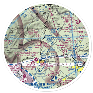 Bowtie Airport (PA51) VFR Sectional Sticker (30 mile)
