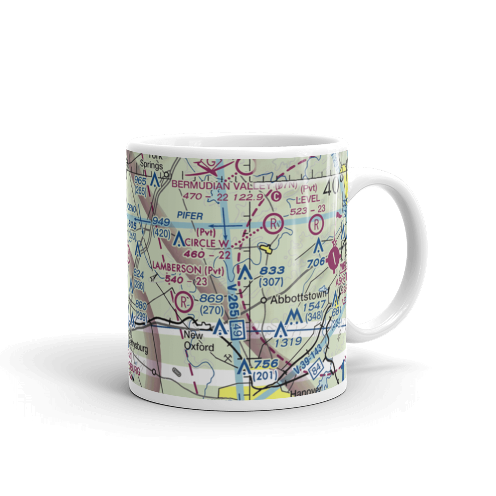 Bowtie Airport (PA51) VFR Sectional  Mug 