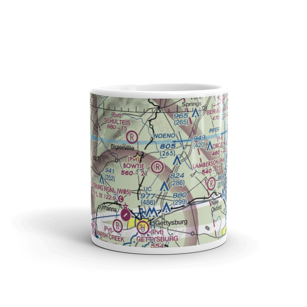 Bowtie Airport (PA51) VFR Sectional  Mug 