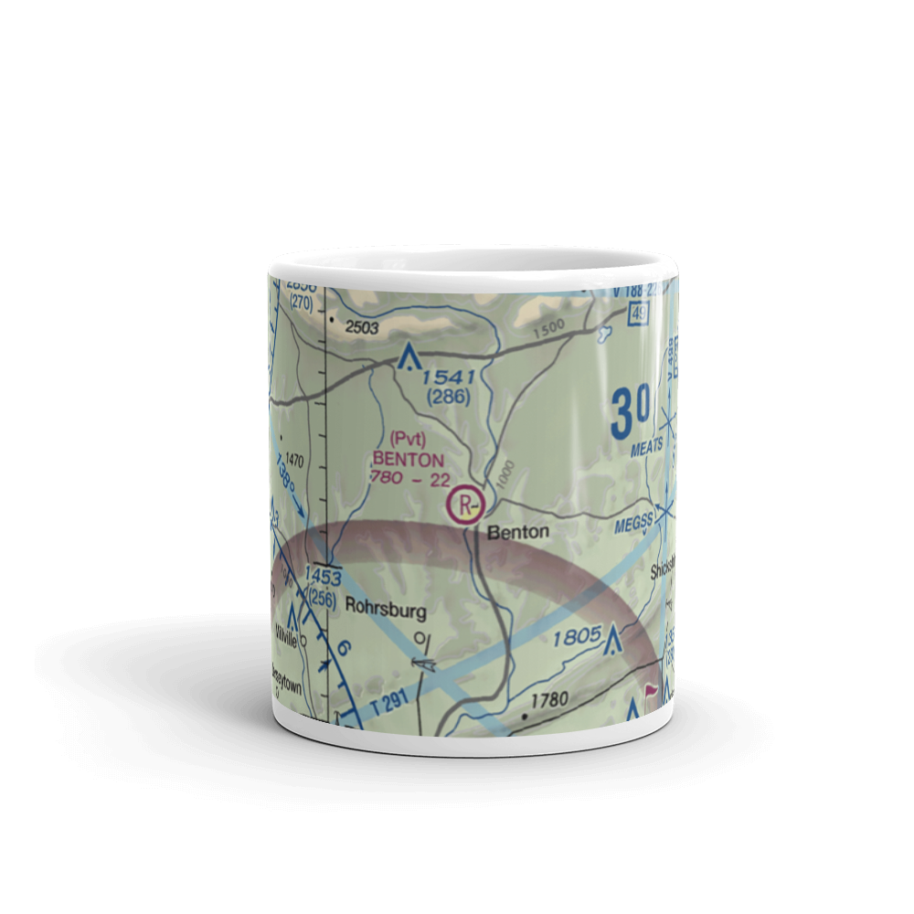 Benton Airport (PA40) VFR Sectional  Mug 