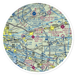 Rover Airport (PA31) VFR Sectional Sticker (30 mile)