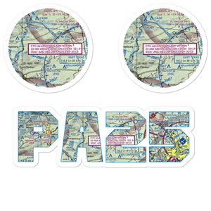 Cuatros Vientos Airport (PA25) VFR Sectional Sticker Pack