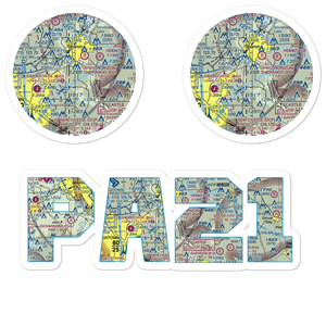 West Middlesex Airport (PA21) VFR Sectional Sticker Pack