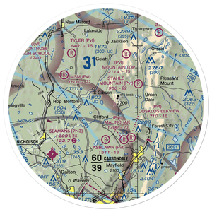 Strizki Ultralightport (PA19) VFR Sectional Sticker (30 mile)
