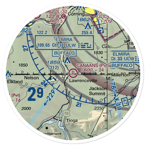 Canaan's Field (PA17) VFR Sectional Sticker (20 mile)