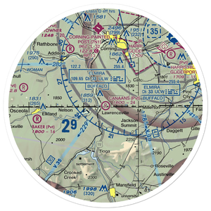 Canaan's Field (PA17) VFR Sectional Sticker (30 mile)