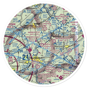 Couillard Seaplane Base (PA15) VFR Sectional Sticker (30 mile)