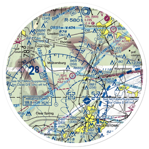 JJ & PK Airport (PA08) VFR Sectional Sticker (30 mile)