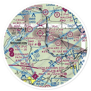 Monesmith Airport (PA05) VFR Sectional Sticker (20 mile)