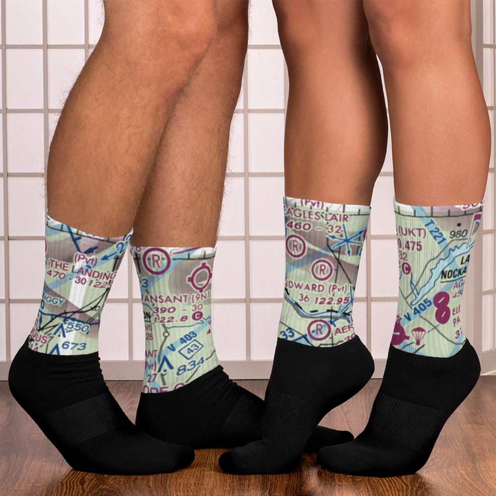 Monesmith Airport (PA05) VFR Sectional Socks 