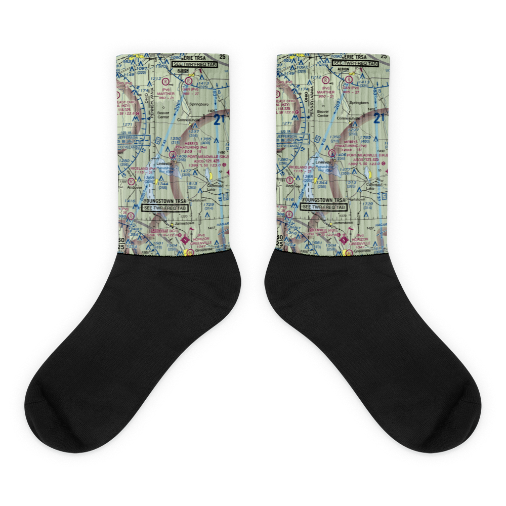 Merrys Pymatuning Airport (PA01) VFR Sectional Socks 