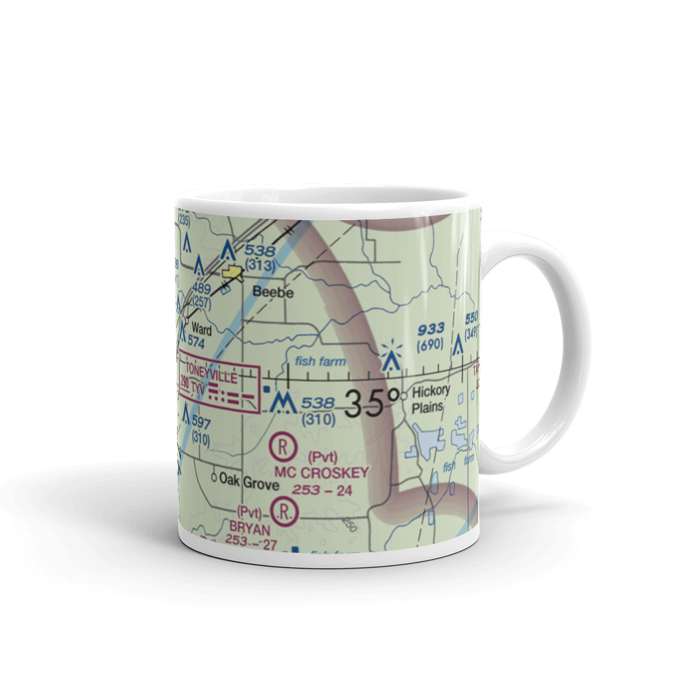 Overturf Field (OVERTF) VFR Sectional  Mug 