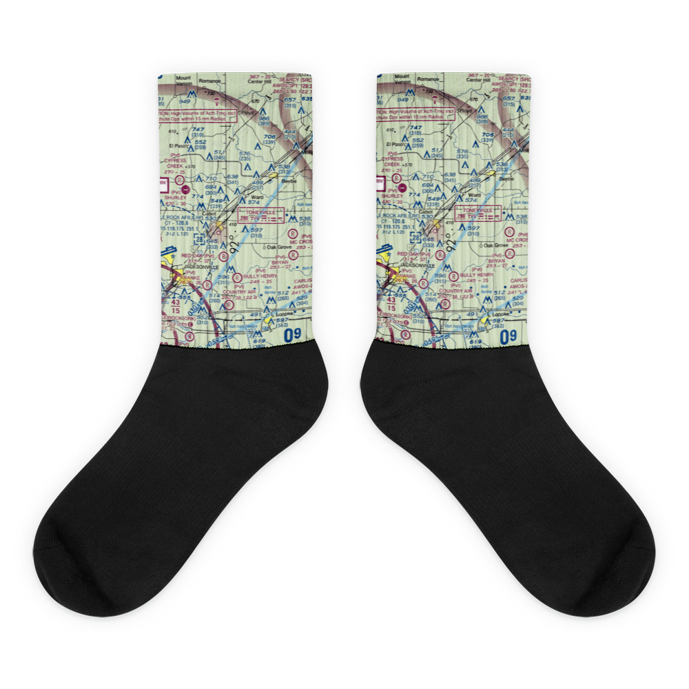 Overturf Field (OVERTF) VFR Sectional Socks 