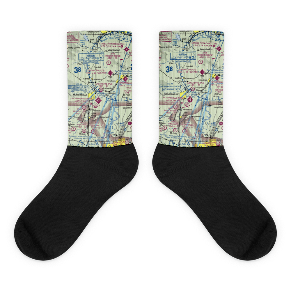 Lafayette Airstrip (OR90) VFR Sectional Socks 