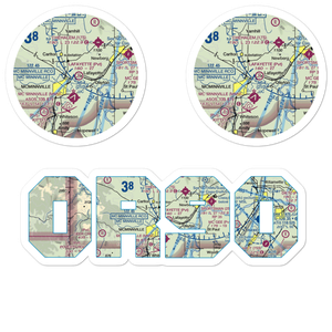 Lafayette Airstrip (OR90) VFR Sectional Sticker Pack