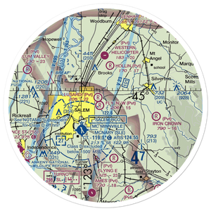 Blue Skies Farm Airport (OR87) VFR Sectional Sticker (30 mile)