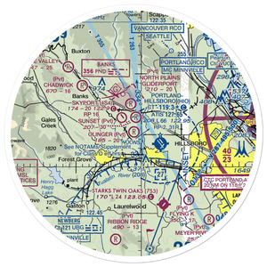 Olinger Airpark (OR81) VFR Sectional Sticker (30 mile)