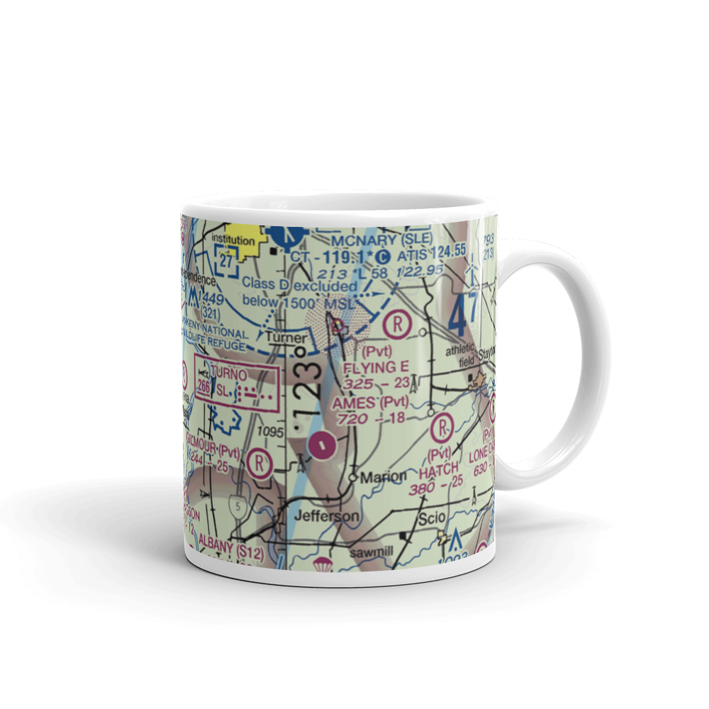 Faust Field Airport (OR77) VFR Sectional  Mug 