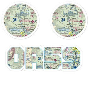 Trivelpiece Airport (OR59) VFR Sectional Sticker Pack