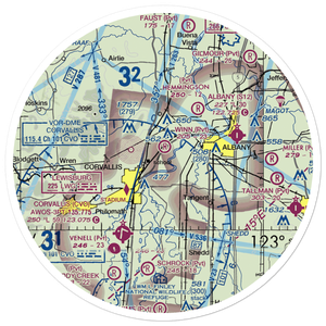 Winn Airport (OR54) VFR Sectional Sticker (30 mile)