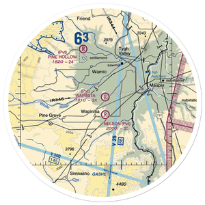 Wapinitia Airport (OR53) VFR Sectional Sticker (30 mile)