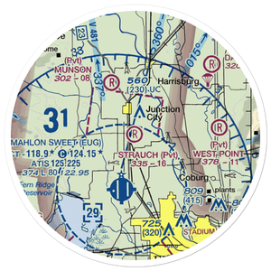 Strauch Field (OR47) VFR Sectional Sticker (20 mile)