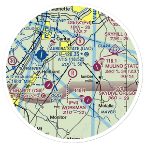 Workman Airpark (OR41) VFR Sectional Sticker (20 mile)