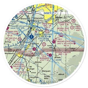 Workman Airpark (OR41) VFR Sectional Sticker (30 mile)