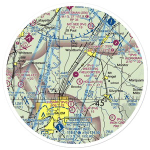 Harchenko Industrial Airport (OR38) VFR Sectional Sticker (30 mile)