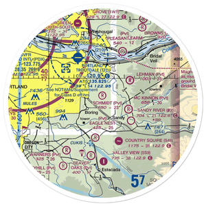 Flying K Bar J Ranch Airport (OR35) VFR Sectional Sticker (30 mile)