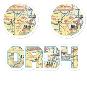 Whippet Field (OR34) VFR Sectional Sticker Pack