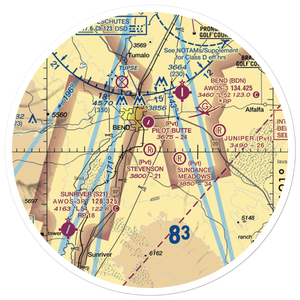 D M Stevenson Ranch Airport (OR30) VFR Sectional Sticker (30 mile)