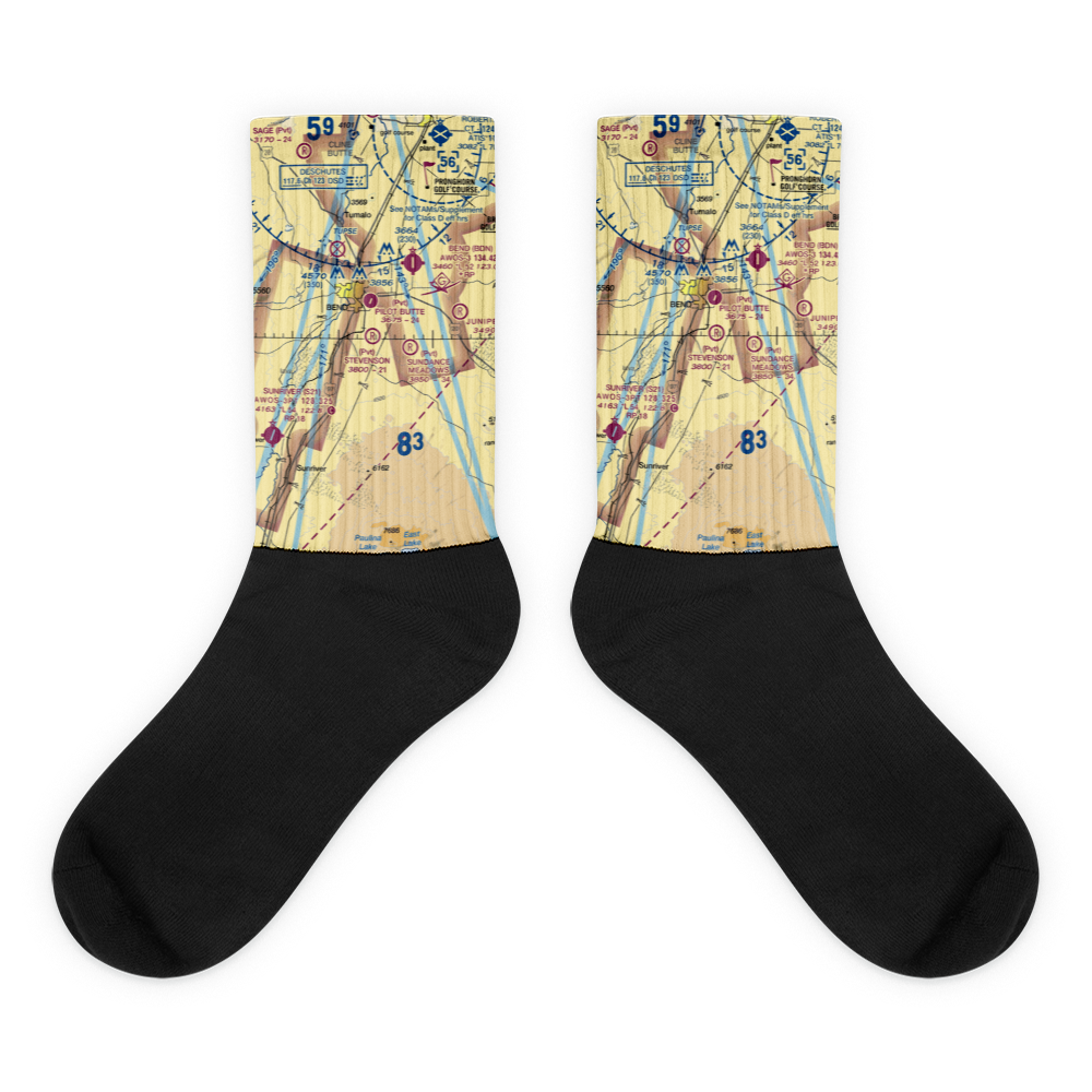 D M Stevenson Ranch Airport (OR30) VFR Sectional Socks 