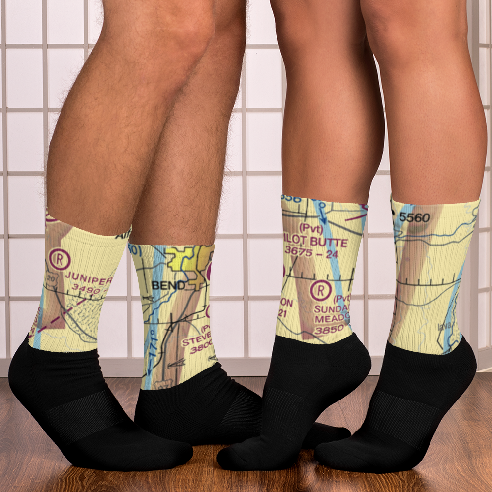 D M Stevenson Ranch Airport (OR30) VFR Sectional Socks 