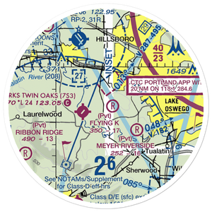 Harvey'S Acres Airport (OR28) VFR Sectional Sticker (20 mile)
