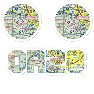 Harvey'S Acres Airport (OR28) VFR Sectional Sticker Pack
