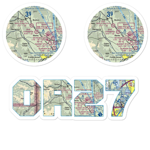 Chadwick Airport (OR27) VFR Sectional Sticker Pack